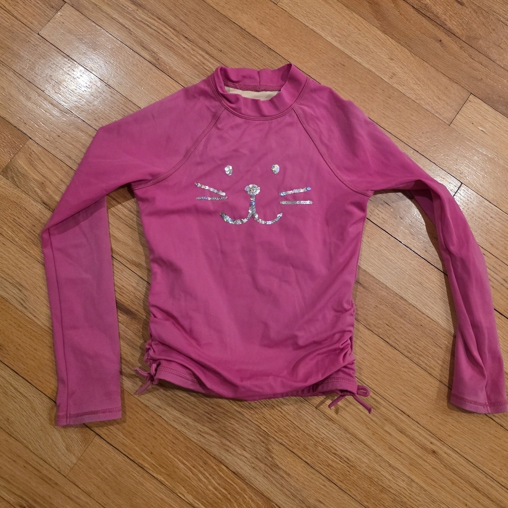 Lands' End Girl's Kitty Rashguard